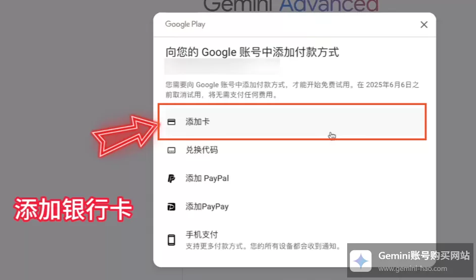 Gemini Pro账号购买：会员充值/代充详细教程！
